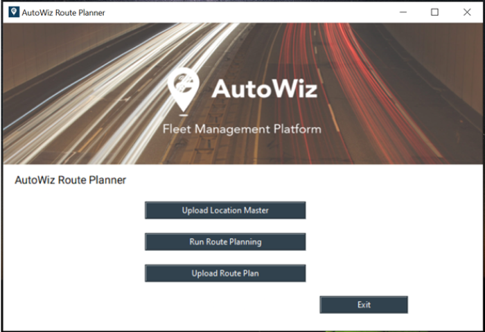 AutoWiz Route Planner Webapp